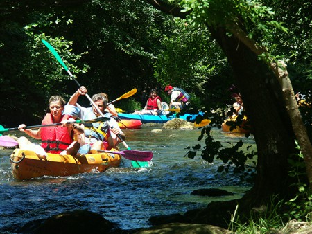 Canoé sur l'Argens